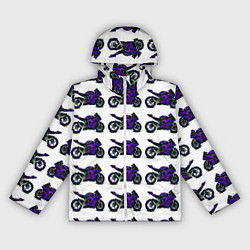 Женская ветровка Motorcycle purple gloss