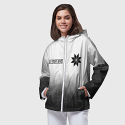 Ветровка с капюшоном женская Лес - это мой храм, цвет: 3D-белый — фото 2