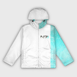 Ветровка с капюшоном женская Shepard N7 -- галлюцинации, цвет: 3D-белый