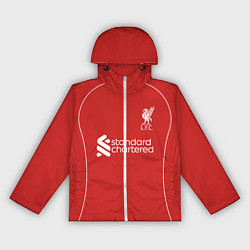 Ветровка с капюшоном женская Ливепрпуль домашняя форма 2025 2026, цвет: 3D-белый