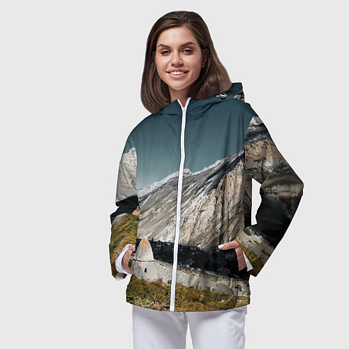 Женская ветровка Фардык-Кешене / 3D-Белый – фото 3