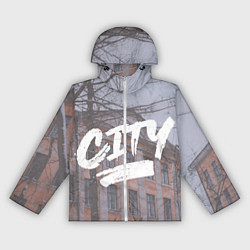 Ветровка с капюшоном женская City, Кемерово, цвет: 3D-белый