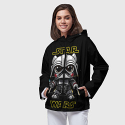 Ветровка с капюшоном женская Star Wars - Ai, цвет: 3D-черный — фото 2