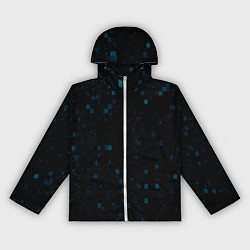 Ветровка с капюшоном женская Color dark blue khaki, цвет: 3D-белый