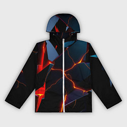 Ветровка с капюшоном женская Plate fracturing, цвет: 3D-белый