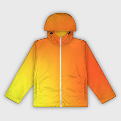 Ветровка с капюшоном женская Color orange red, цвет: 3D-белый