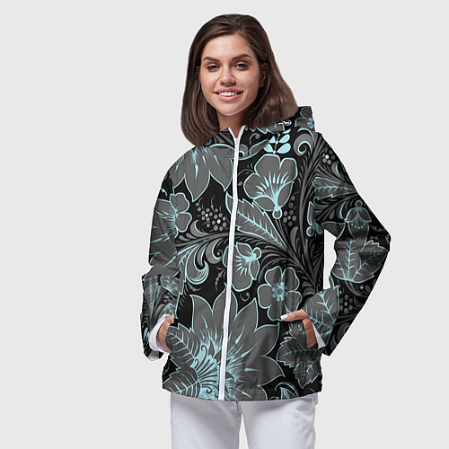 Женская ветровка Узор / 3D-Белый – фото 3
