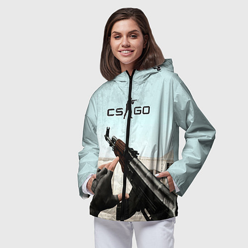 Женская ветровка Counter-Strike: De Dust / 3D-Черный – фото 3