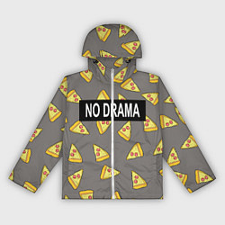 Ветровка с капюшоном женская No drama, цвет: 3D-белый