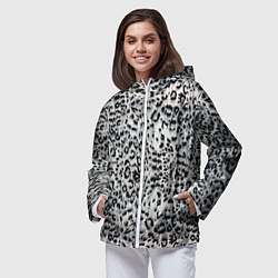 Ветровка с капюшоном женская White Jaguar, цвет: 3D-белый — фото 2