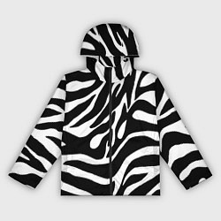 Ветровка с капюшоном женская Зебра, цвет: 3D-черный